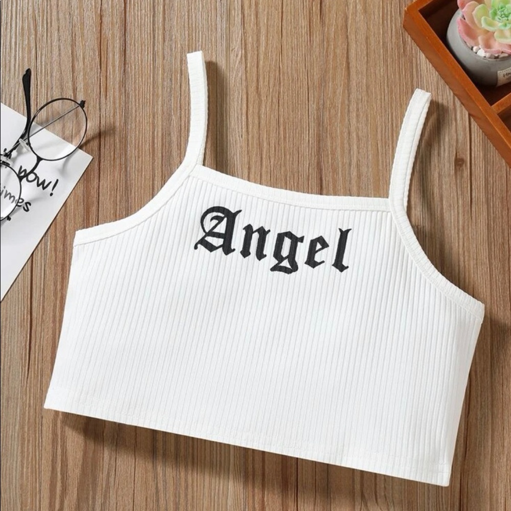 Cute Angel crop top.